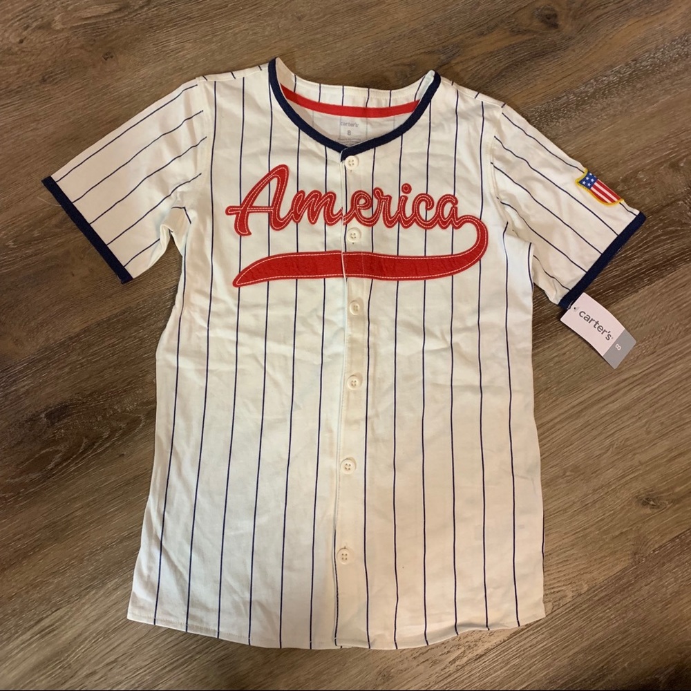 Boys’ Americana Baseball Jersey Shirt
